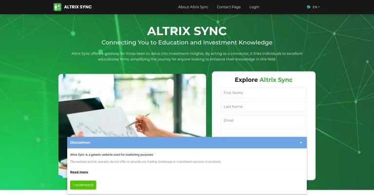 Altrix Sync recenze: Je to podvod nebo legitimní platforma?