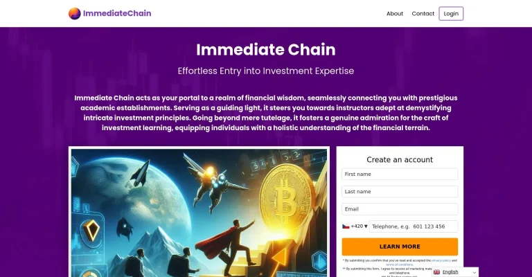 Immediate Chain recenze: Je to podvod nebo legitimní platforma?