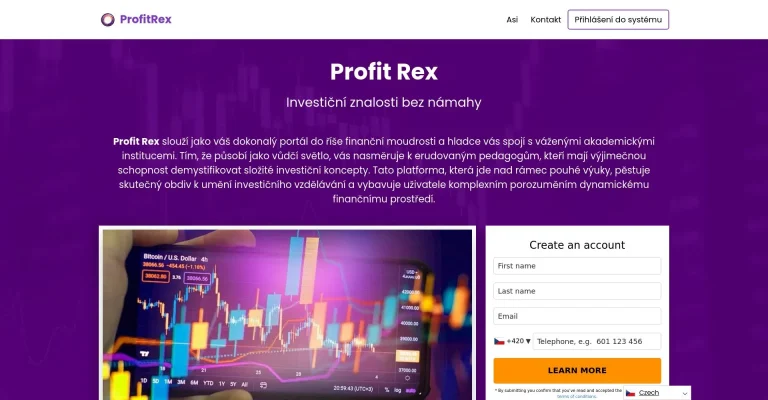 Profit Rex recenze: Je to podvod nebo legitimní platforma?