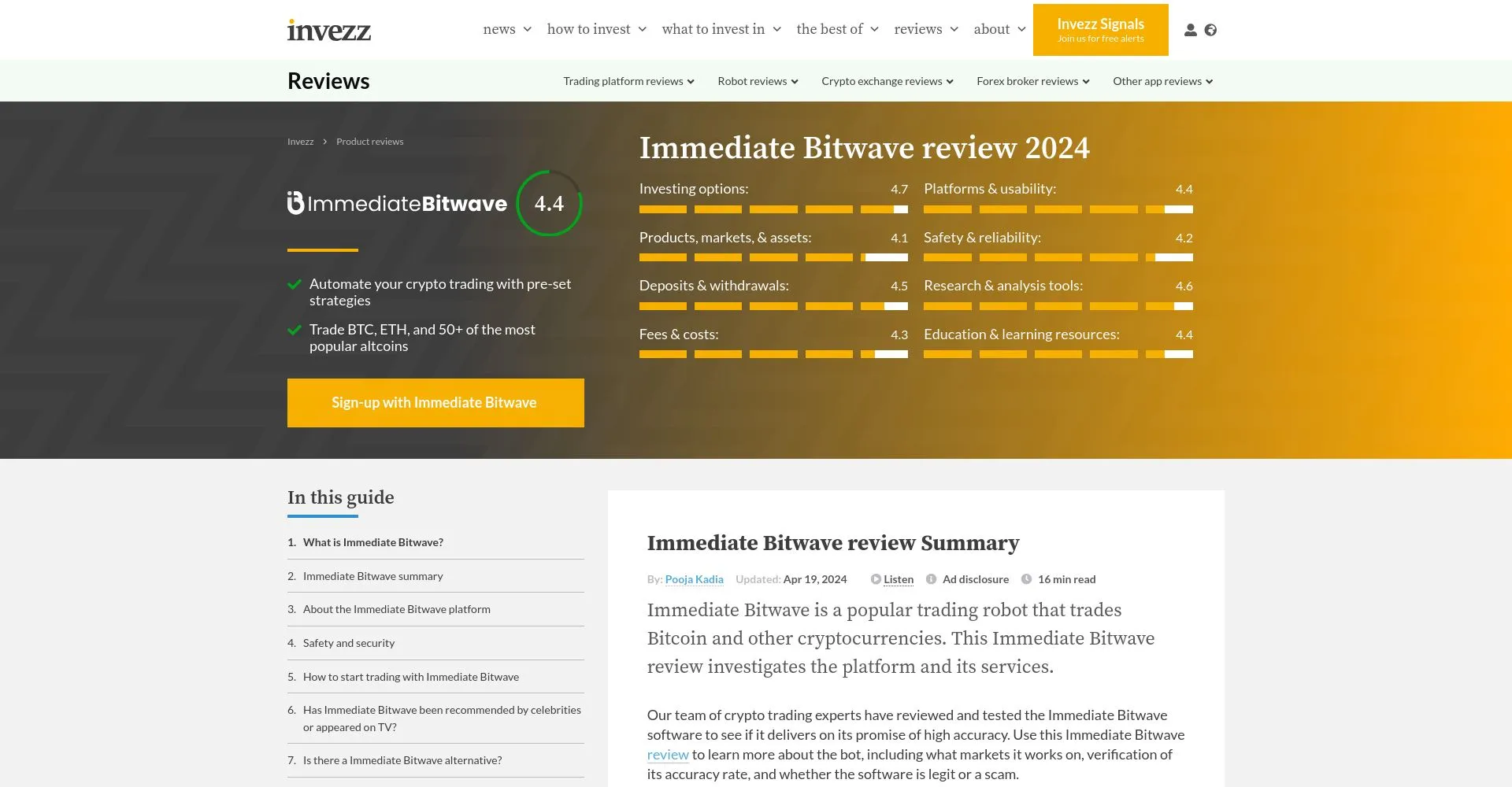 Immediate Bitwave Opiniones: ¿es una estafa o es seguro y fiable?