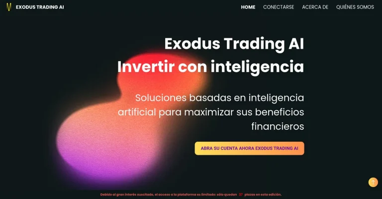 Exodus Trading Ai Opiniones España: ¿es una estafa o es seguro y fiable?