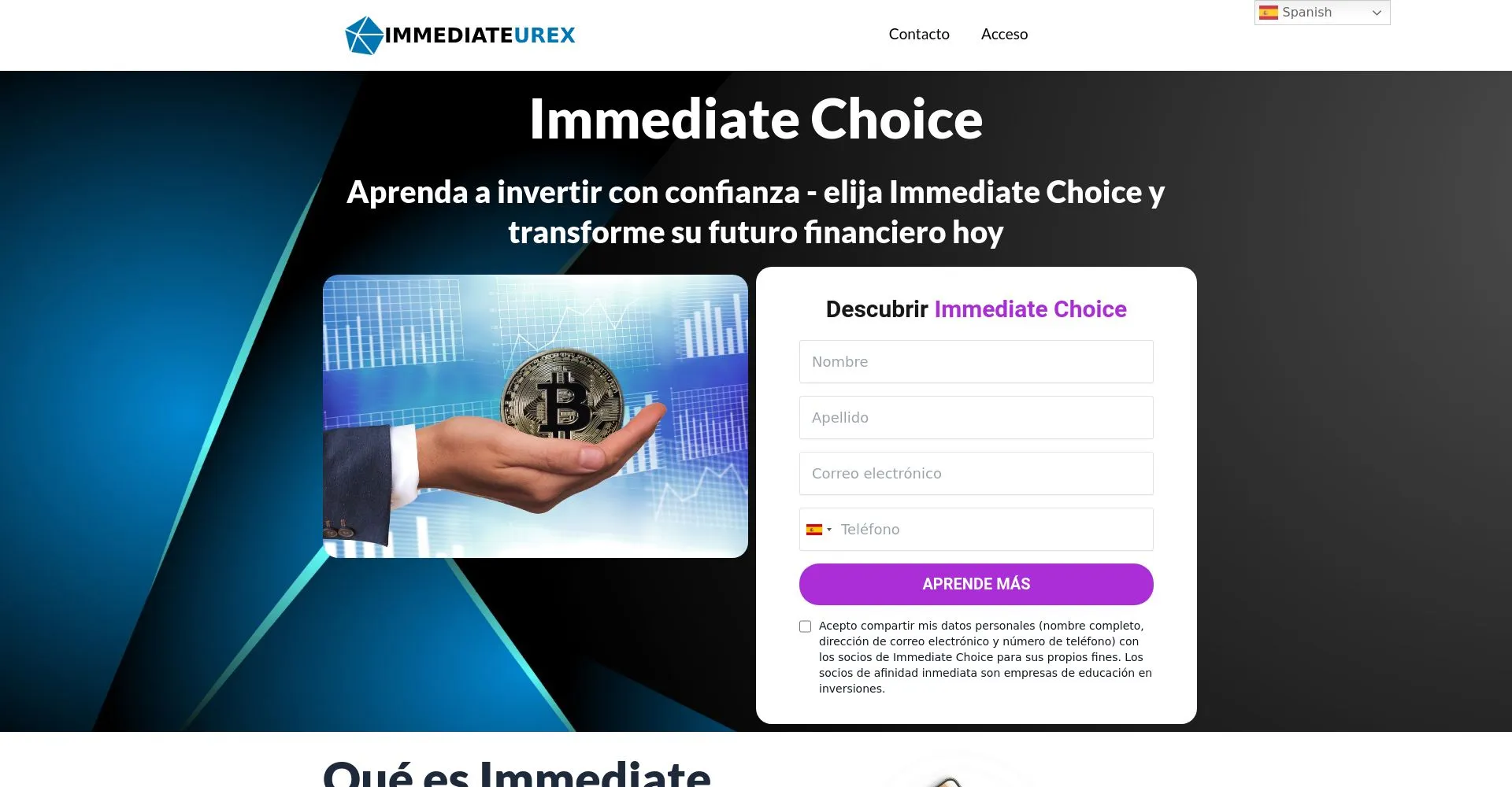 Immediate Choice Opiniones España: ¿es una estafa o es seguro y fiable?