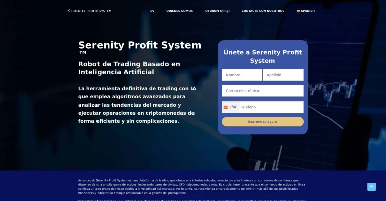 Serenity Profit System Opiniones España: ¿es una estafa o es seguro y fiable?