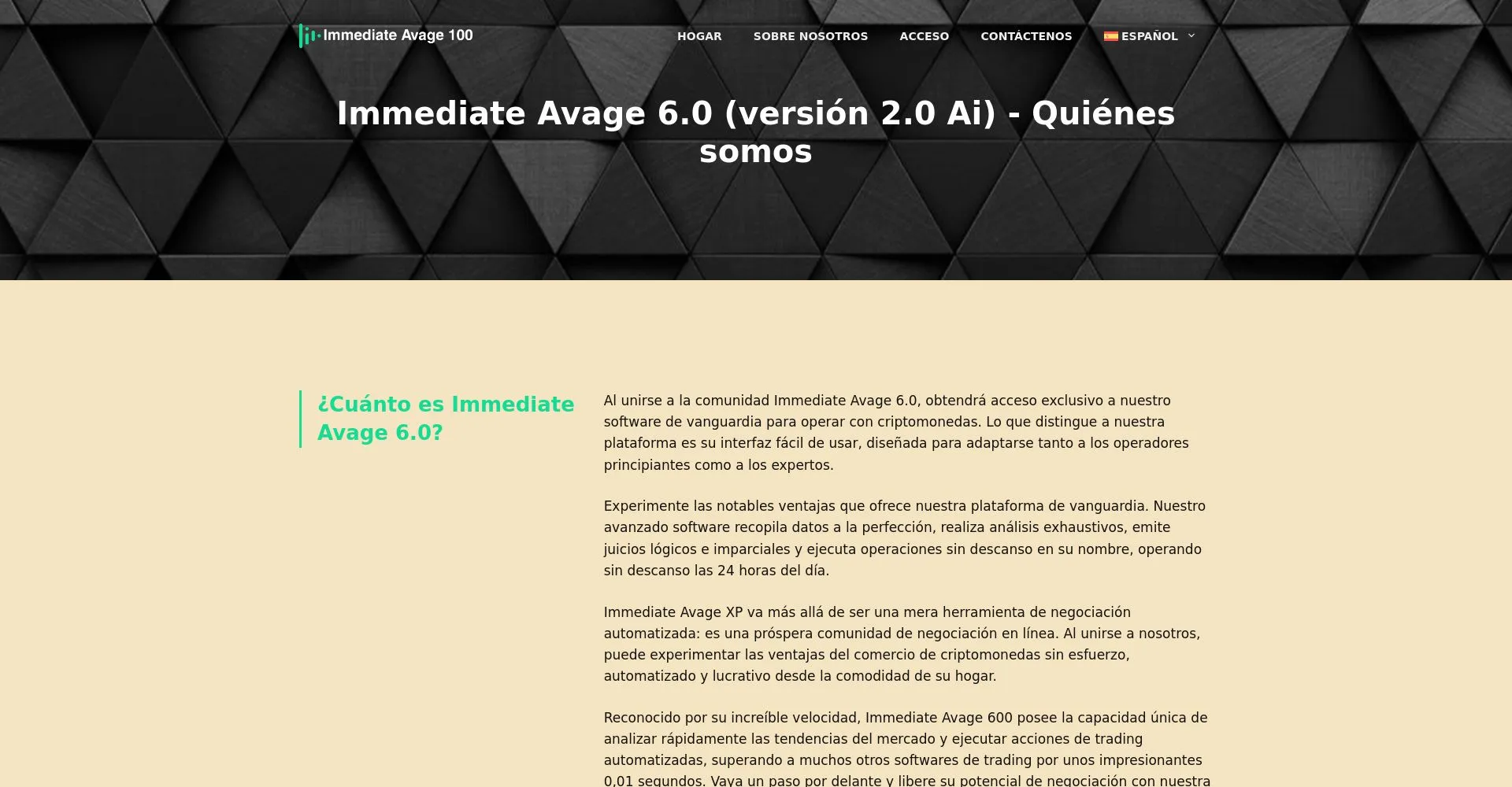 Immediate Avage 6.0 Opiniones España: ¿es una estafa o es seguro y fiable?