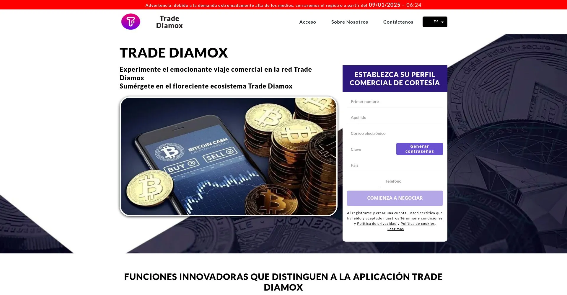 Trader Diamox Opiniones España: ¿es una estafa o es seguro y fiable?