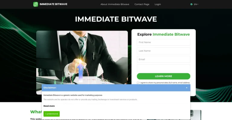 Immediate Bitwave opinie: czy to oszustwo, czy to bezpieczne?